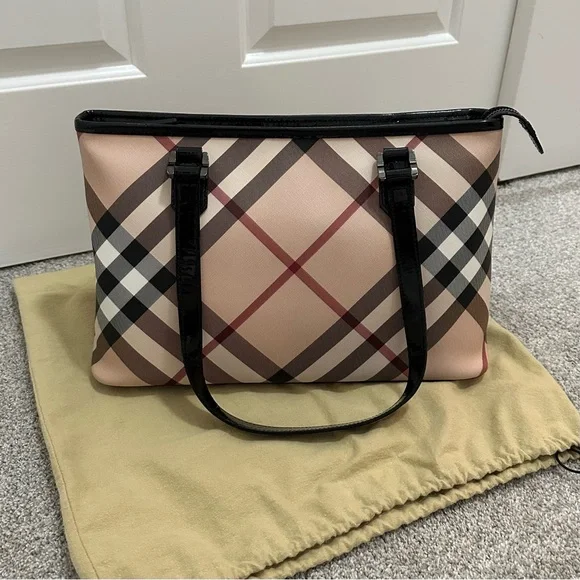 Burberry Nova Check Tote Bag - Picture 4 of 16